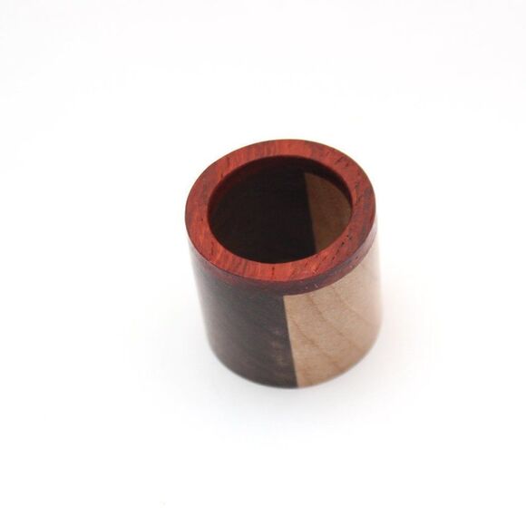 Wood Scarf Ring logo Christmas Gift Ring‎ - Picture 6 of 11